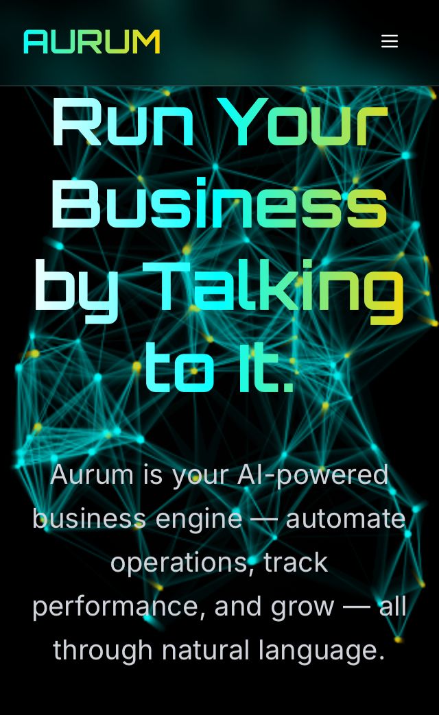 Introducing Aurum: Your Always-On Digital Co-Founder